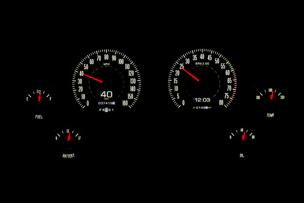 RTX Series Dakota Digital 1963- 67 Chevy Corvette Instruments RTX-63C ...